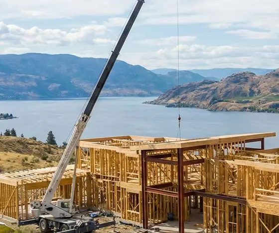 Construction Using Crane Kelowna